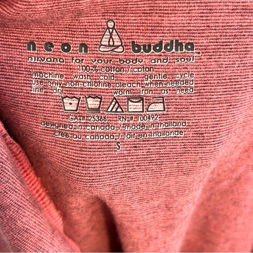 ⭐️Neon Buddha,Canada,Mauve Cowl Neck Sleeveless Casual Tunic Lagenlook,Size S - Picture 5 of 10